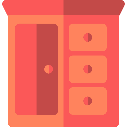 Bedroom Basic Rounded Flat icon