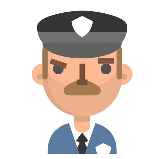 policjant Generic Flat ikona