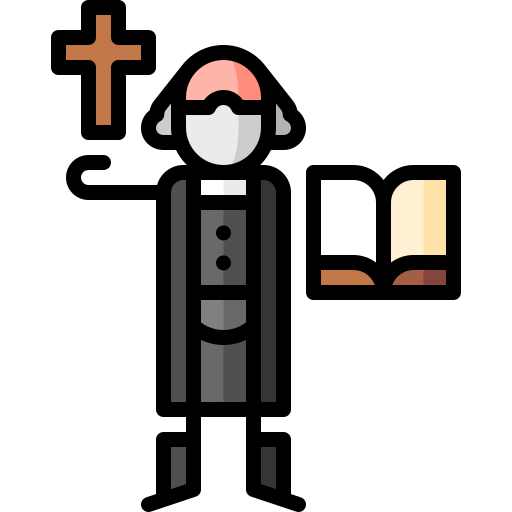 priester Puppet Characters Lineal Color icon