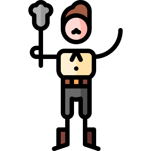 jesse james Puppet Characters Lineal Color icon