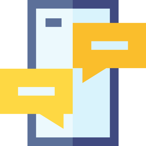 Chat Basic Straight Flat icon