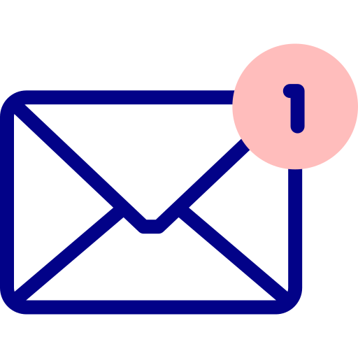 mail Detailed Mixed Lineal color icon
