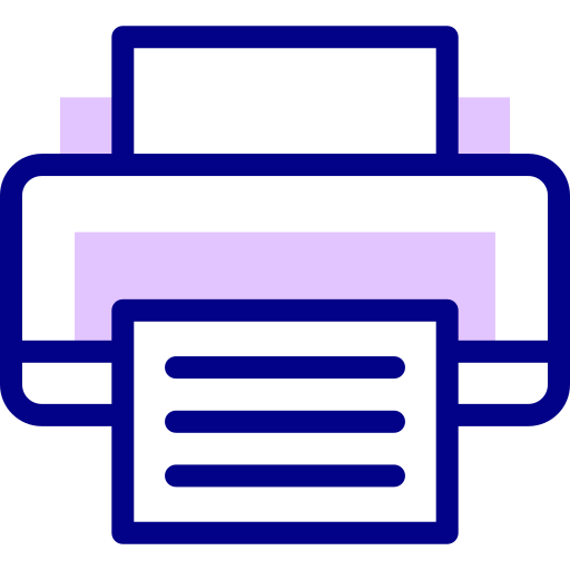 Printer Detailed Mixed Lineal color icon