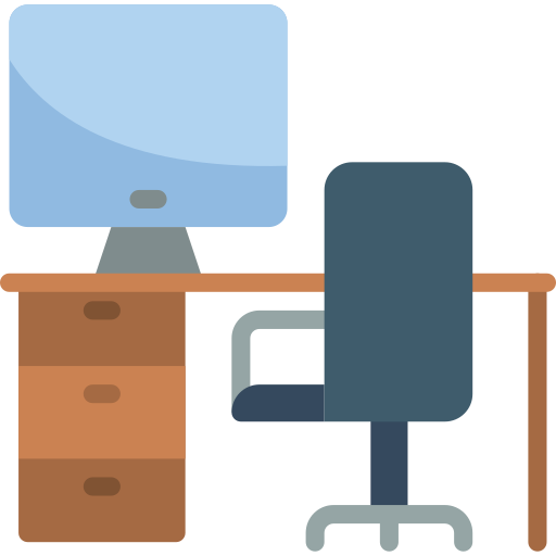 Desk Basic Miscellany Flat icon