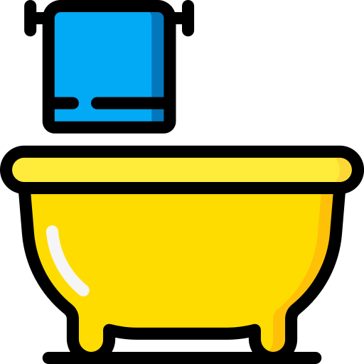 Bathtub Basic Miscellany Lineal Color icon