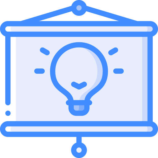 Presentation Basic Miscellany Blue icon