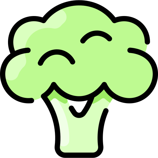 broccoli Vitaliy Gorbachev Lineal Color icoon