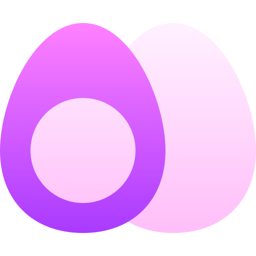 계란 Basic Gradient Gradient icon