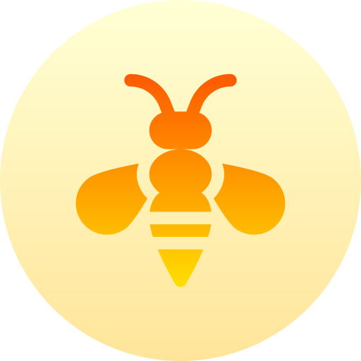 Wasp Basic Gradient Circular icon