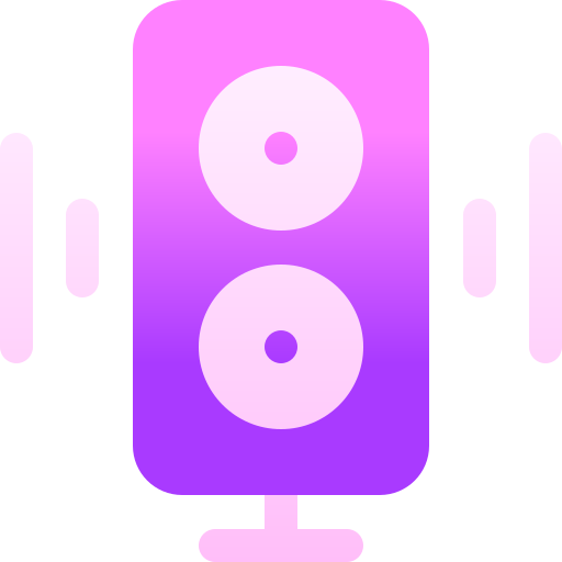 スピーカー Basic Gradient Gradient icon