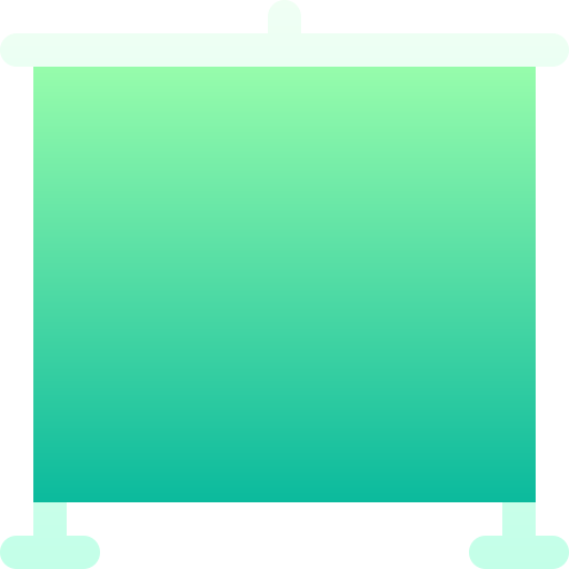pantalla verde Basic Gradient Gradient icono