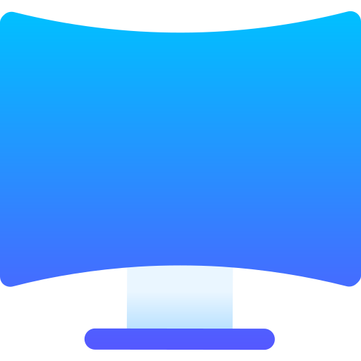 pantalla curva Basic Gradient Gradient icono