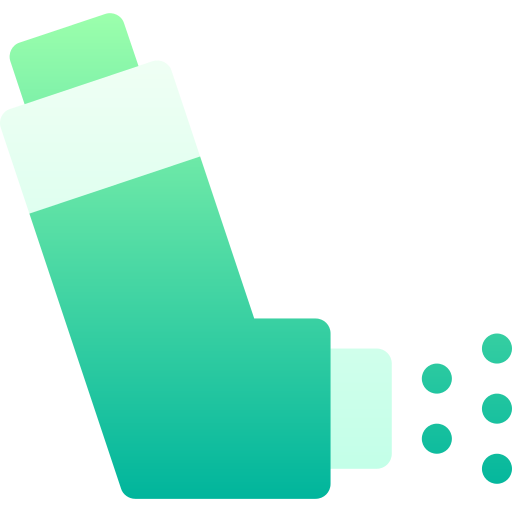 inhalator Basic Gradient Gradient icoon