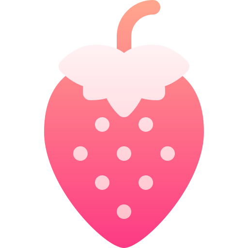 딸기 Basic Gradient Gradient icon
