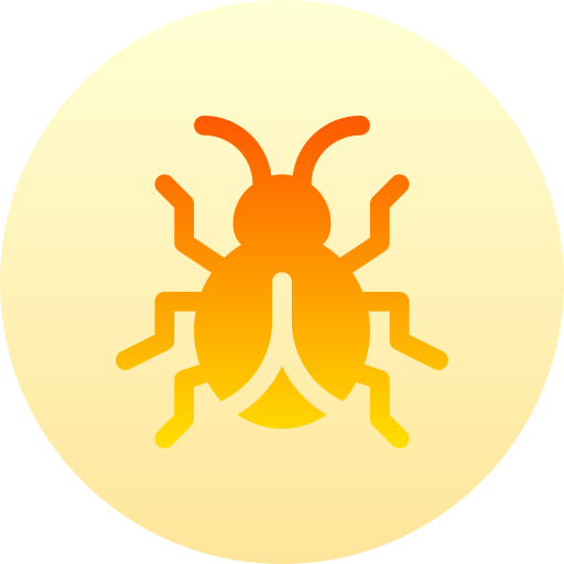 곤충 Basic Gradient Circular icon