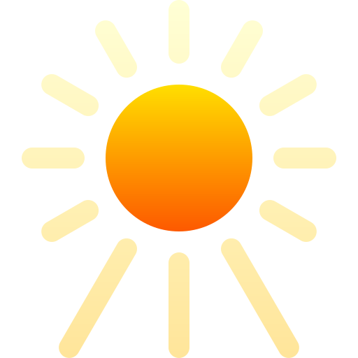 солнце Basic Gradient Gradient иконка