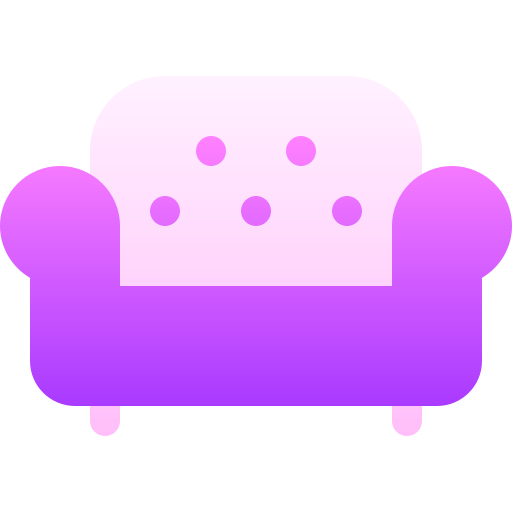 sofá Basic Gradient Gradient icono