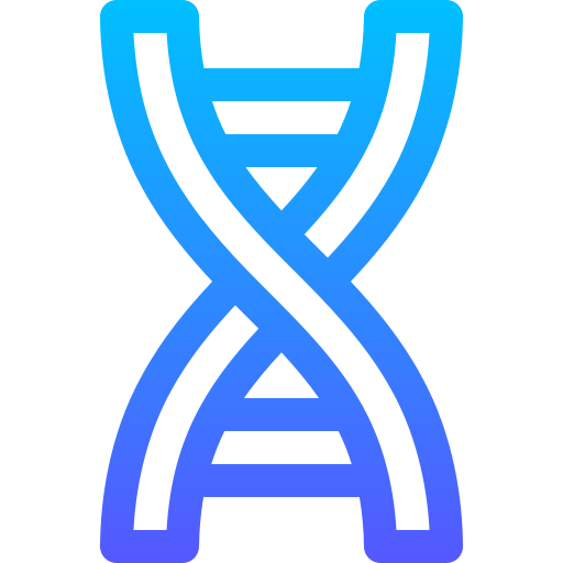 Dna strand Basic Gradient Lineal color icon