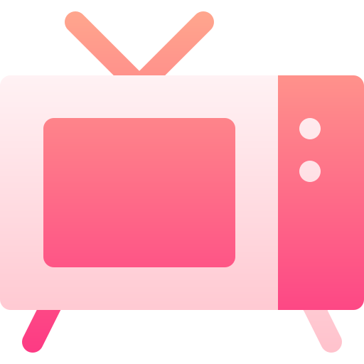 televisión Basic Gradient Gradient icono