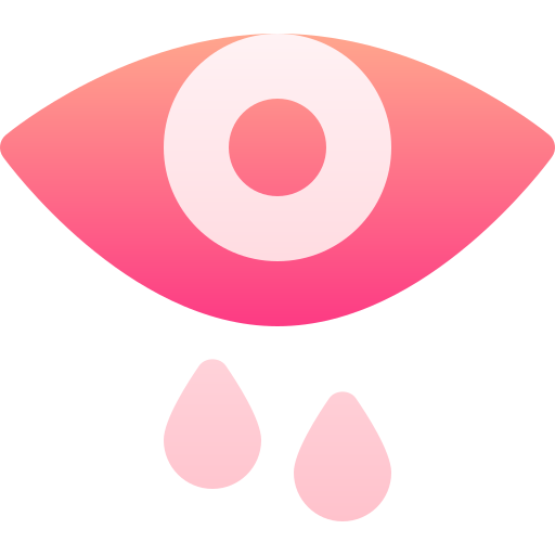 красные глаза Basic Gradient Gradient иконка