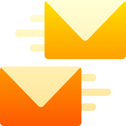 e-mail Basic Gradient Gradient icona