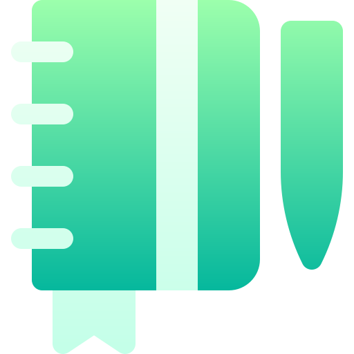 Notebook Basic Gradient Gradient icon