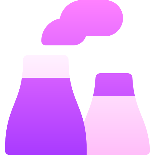 대기 오염 Basic Gradient Gradient icon