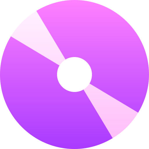 discos compactos Basic Gradient Gradient icono