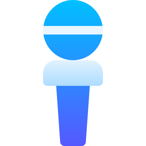 Microphone Basic Gradient Gradient icon