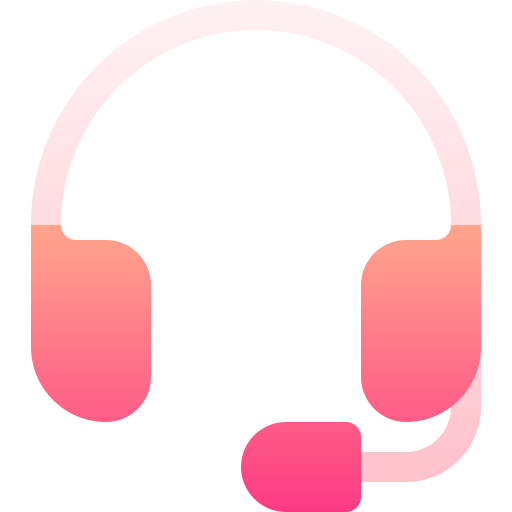 zestaw słuchawkowy Basic Gradient Gradient ikona