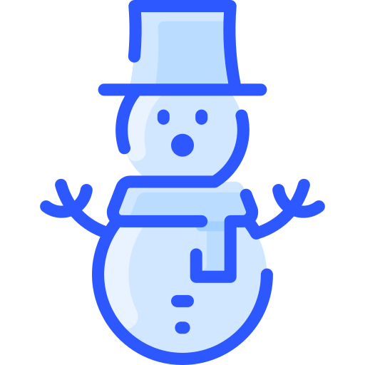 bonhomme de neige Vitaliy Gorbachev Blue Icône