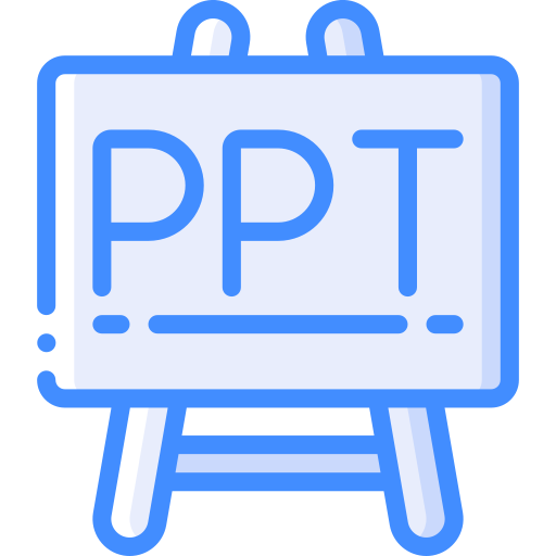 microsoft powerpoint-datei Basic Miscellany Blue icon