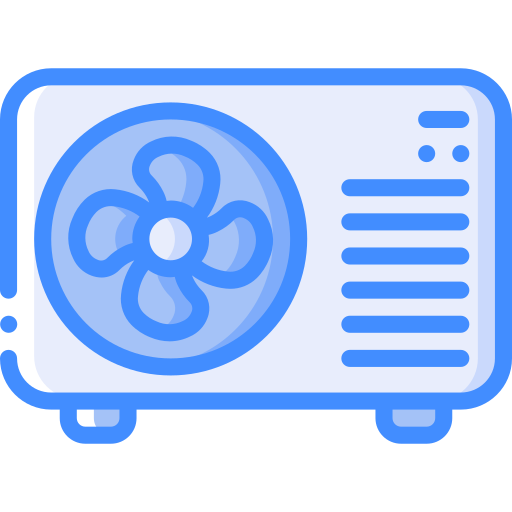 Air conditioning Basic Miscellany Blue icon