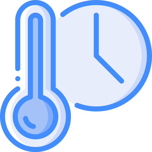 thermometer Basic Miscellany Blue icoon