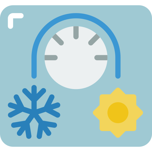 Thermostat Basic Miscellany Flat icon