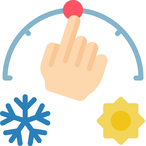 thermostat Basic Miscellany Flat icon