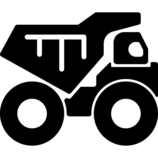 ciężarówka wywrotka Generic Glyph ikona