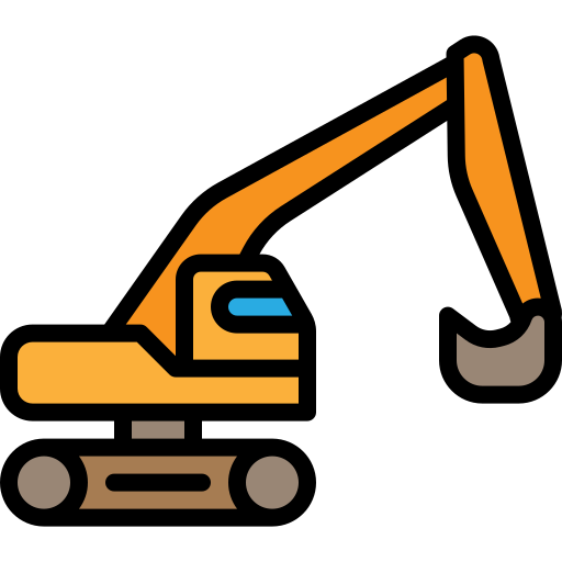 escavatore Generic Outline Color icona