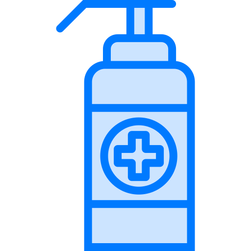 Hand sanitizer Generic Blue icon