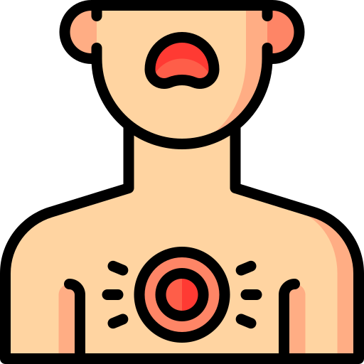 胸痛 Special Lineal color icon