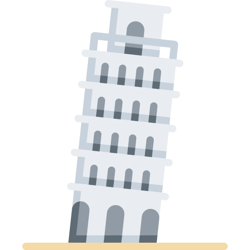 toren van pisa Special Flat icoon