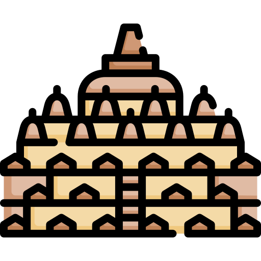 borobudur Special Lineal color icon