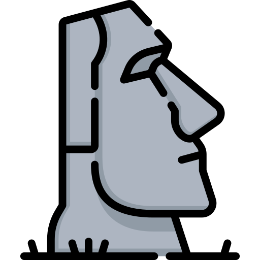 moai Special Lineal color icono
