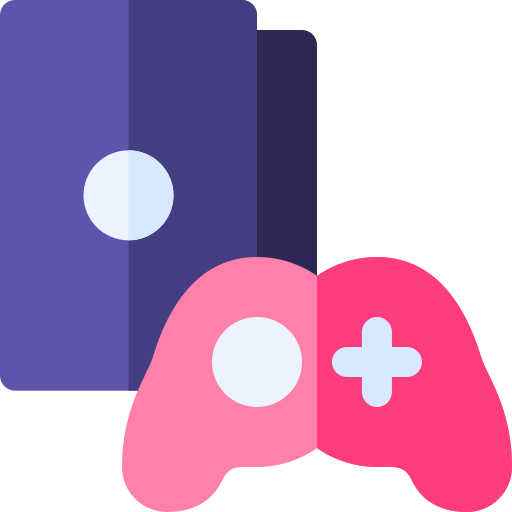Video games Basic Rounded Flat icon