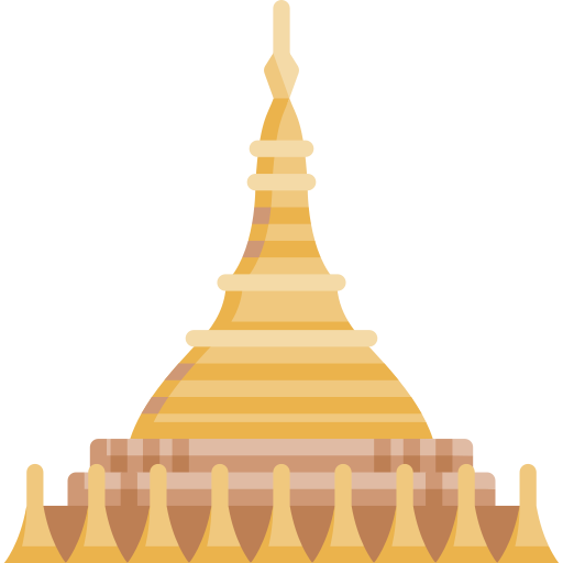 pagode shwedagon Special Flat Icône