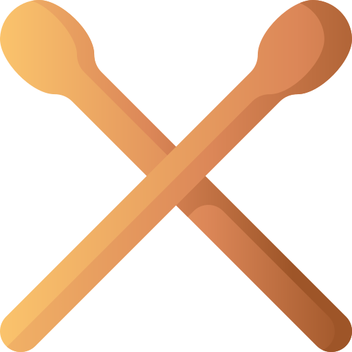 drumstick 3D Basic Gradient icon