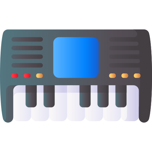 Фортепиано 3D Basic Gradient иконка
