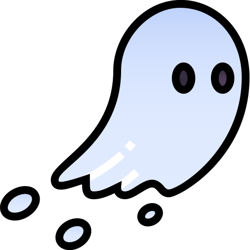 fantasma Pixelmeetup Lineal Color icono