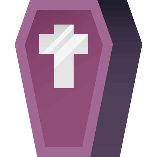 Coffin Pixelmeetup Flat icon