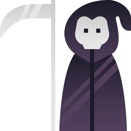 Grim reaper Pixelmeetup Flat icon